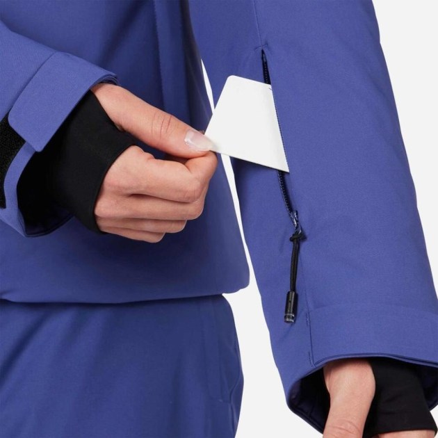 Rossignol W STRAWPILE JKT-FUTURE BLUE-bunda