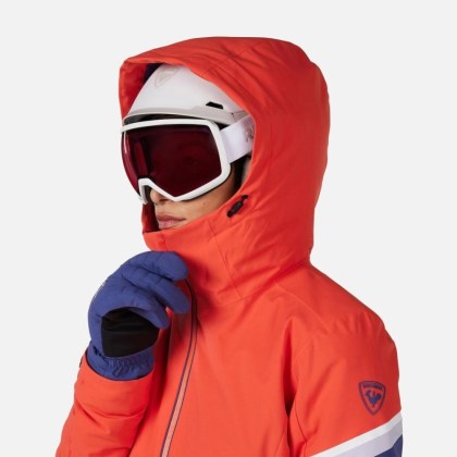 Rossignol W STRAWPILE JKT-ORANGE FLAME-bunda