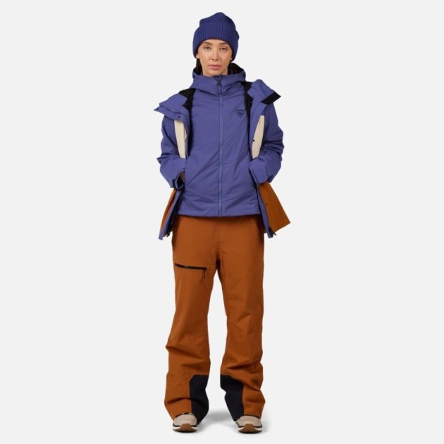 Rossignol W OPSIDE HOODIE JKT-FUTURE BLUE-bunda