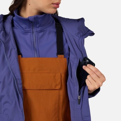 Rossignol W OPSIDE HOODIE JKT-FUTURE BLUE-bunda