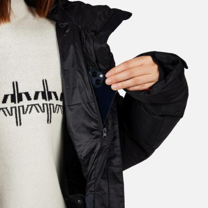 Rossignol W DAILLE DOWN JKT-BLACK-bunda