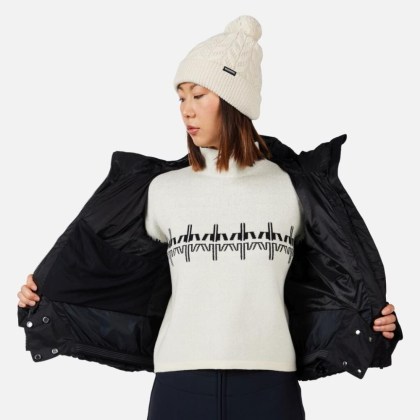 Rossignol W DAILLE DOWN JKT-BLACK-bunda