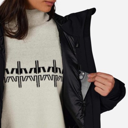 Rossignol W CIASTEL JKT-BLACK-bunda