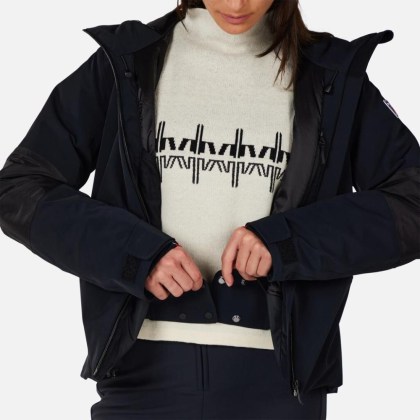 Rossignol W CIASTEL JKT-BLACK-bunda