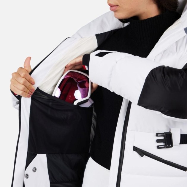 Rossignol W CIASTEL DOWN MIX JKT-WHITE-bunda