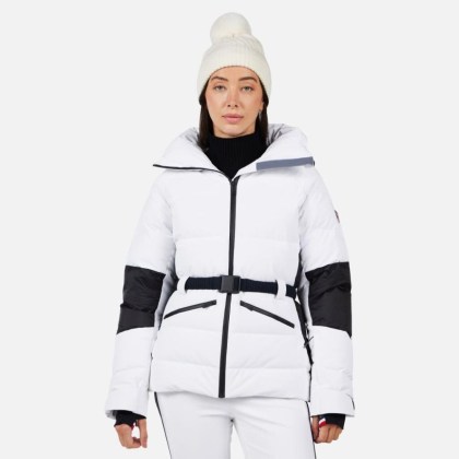 Rossignol W CIASTEL DOWN MIX JKT-WHITE-bunda