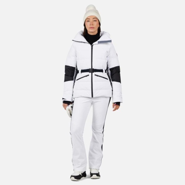 Rossignol W CIASTEL DOWN MIX JKT-WHITE-bunda