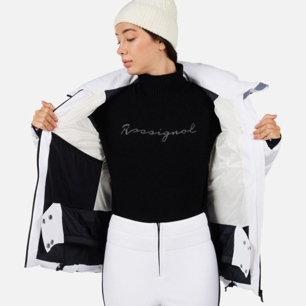 Rossignol W CIASTEL DOWN MIX JKT-WHITE-bunda