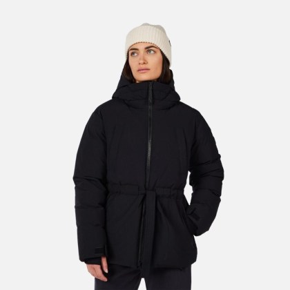 Rossignol W CHAVANETTE DOWN PARKA-BLACK-bunda
