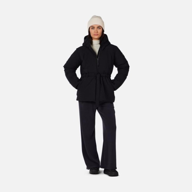 Rossignol W CHAVANETTE DOWN PARKA-BLACK-bunda