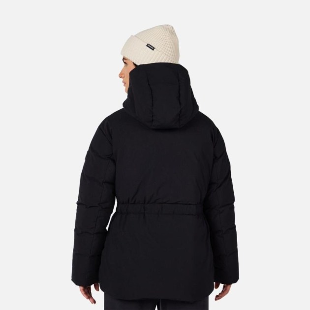 Rossignol W CHAVANETTE DOWN PARKA-BLACK-bunda