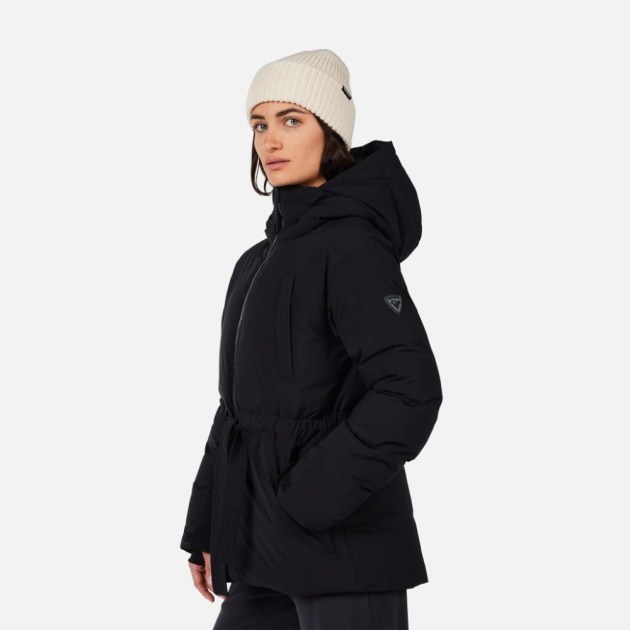 Rossignol W CHAVANETTE DOWN PARKA-BLACK-bunda