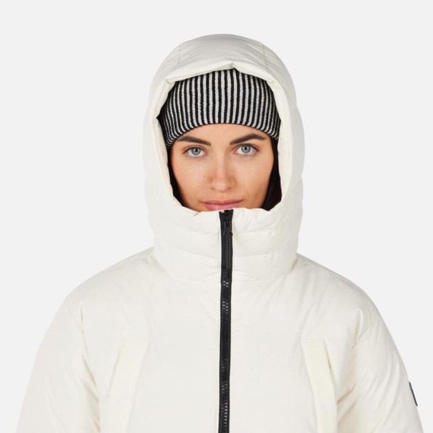 Rossignol W CHAVANETTE DOWN PARKA-NATURE WHITE-bunda