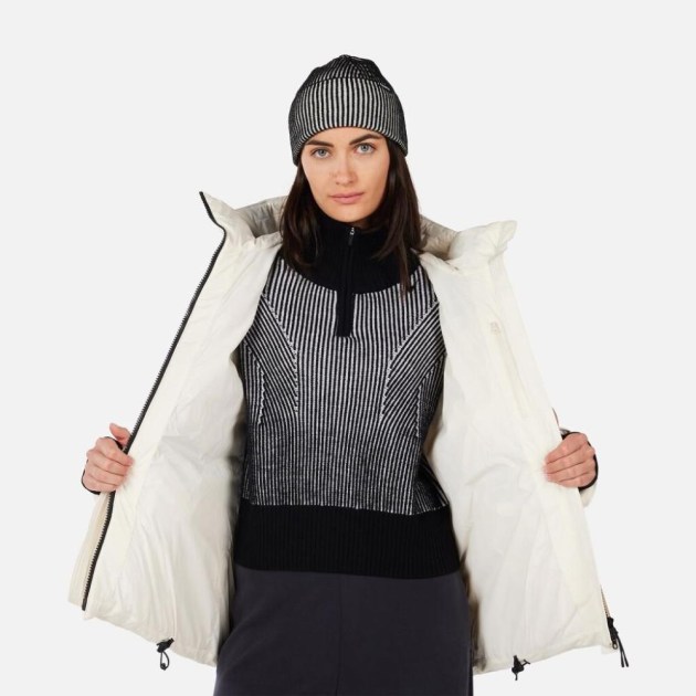 Rossignol W CHAVANETTE DOWN PARKA-NATURE WHITE-bunda