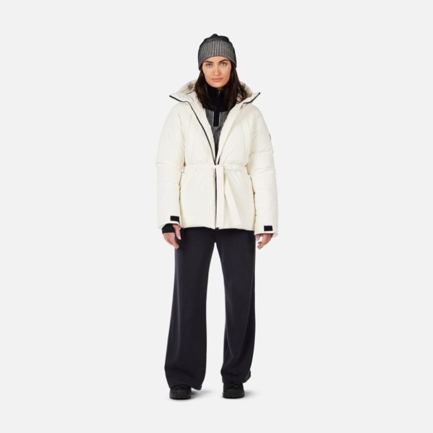 Rossignol W CHAVANETTE DOWN PARKA-NATURE WHITE-bunda