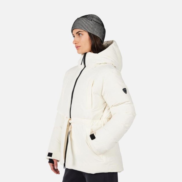 Rossignol W CHAVANETTE DOWN PARKA-NATURE WHITE-bunda