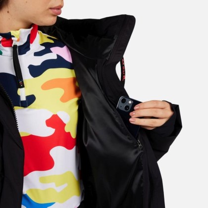 Rossignol W JCC ALLSNOW DOWN JKT-BLACK-bunda