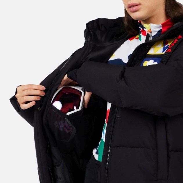 Rossignol W JCC ALLSNOW DOWN JKT-BLACK-bunda