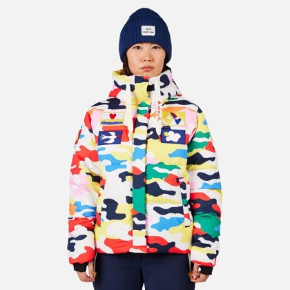 Rossignol W JCC ALLSNOW DOWN JKT-JCC CAMO PRINT-bunda