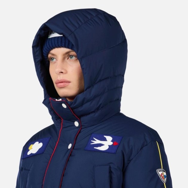 Rossignol W JCC FLAG DOWN PARKA-COSMIC BLUE-bunda