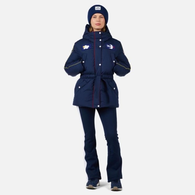 Rossignol W JCC FLAG DOWN PARKA-COSMIC BLUE-bunda
