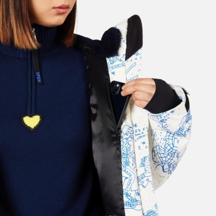 Rossignol W JCC SUBLIM JKT-SNOW ANGEL ARTIC PRINT-bunda