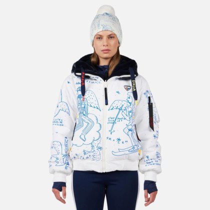 Rossignol W JCC YETI-REV JKT-SNOW ANGEL ARTIC PRINT-bunda