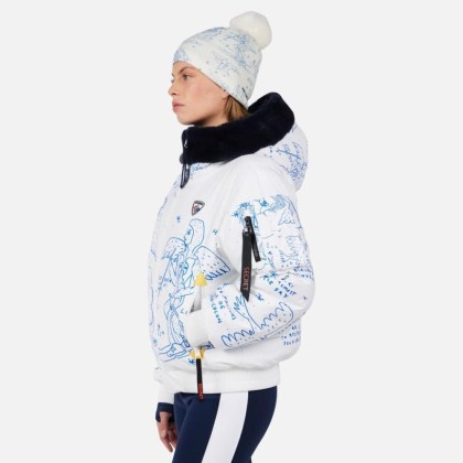 Rossignol W JCC YETI-REV JKT-SNOW ANGEL ARTIC PRINT-bunda
