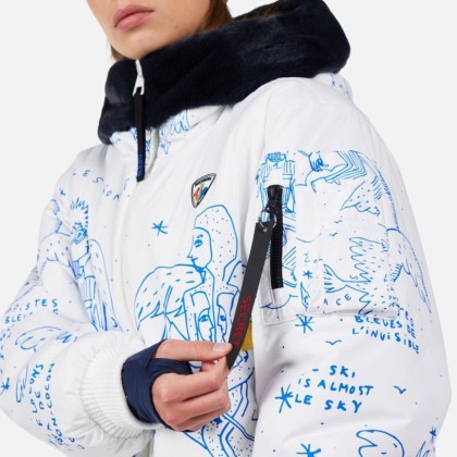 Rossignol W JCC YETI-REV JKT-SNOW ANGEL ARTIC PRINT-bunda