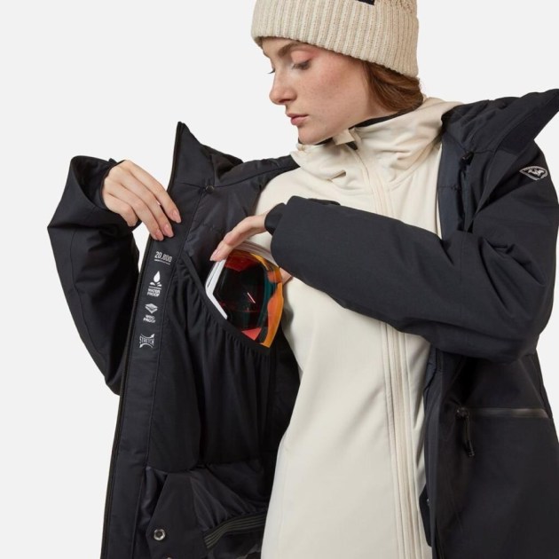 Rossignol W ROCHRUN NL INSULATED JKT-BLACK-bunda