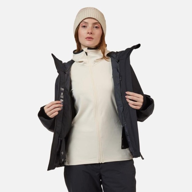 Rossignol W ROCHRUN NL INSULATED JKT-BLACK-bunda