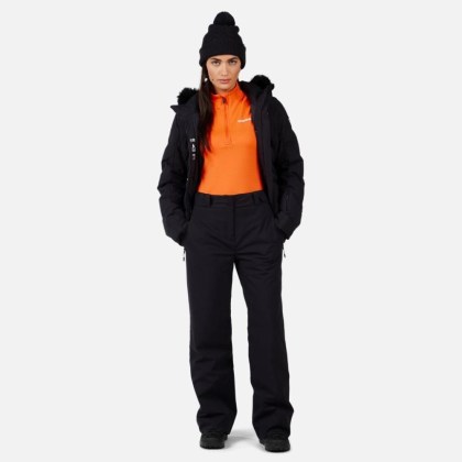 Rossignol W STRAWPILE INSULATED PANT-BLACK-kalhoty