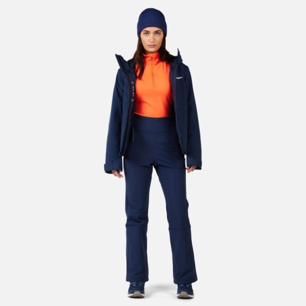 Rossignol W SKI SOFTSHELL PANT-DARK NAVY-kalhoty