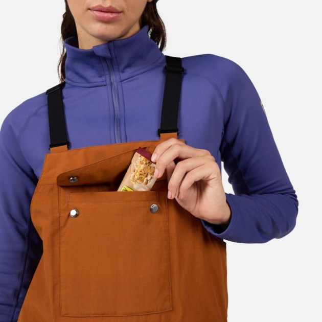 Rossignol W OUTERLIMITS INSULATED BIB-GLAZED GINGER-kalhoty