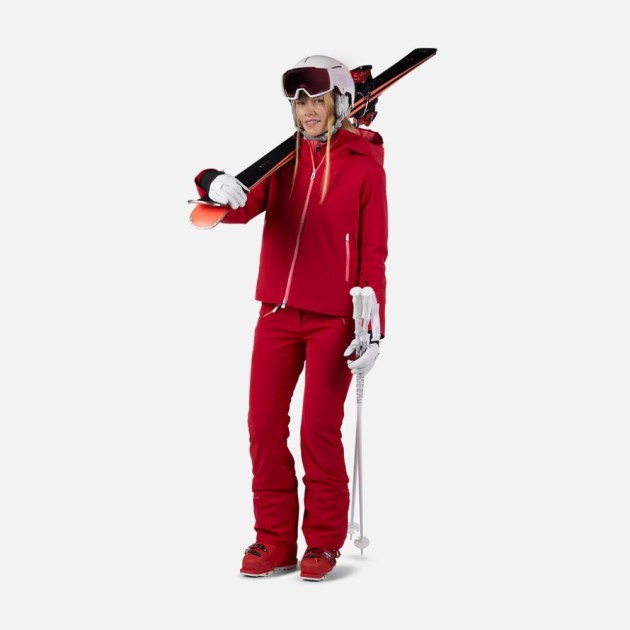 Rossignol W BLACKSIDE PANT-RUBY RED-kalhoty