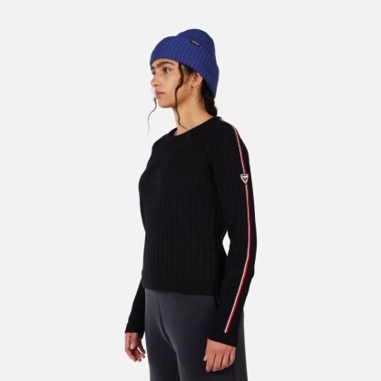 Rossignol W CORBYR CN SWEATER-BLACK-svetr