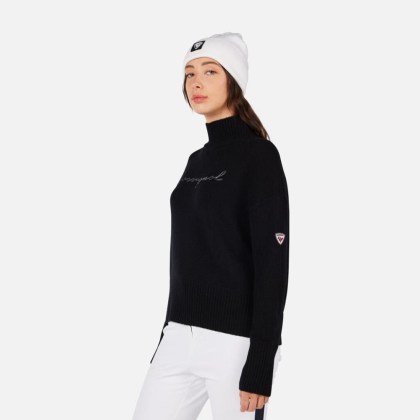 Rossignol W SIGNATURE SWEATER-BLACK-svetr