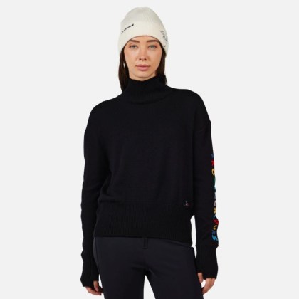 Rossignol W JCC LINA-BLACK-svetr