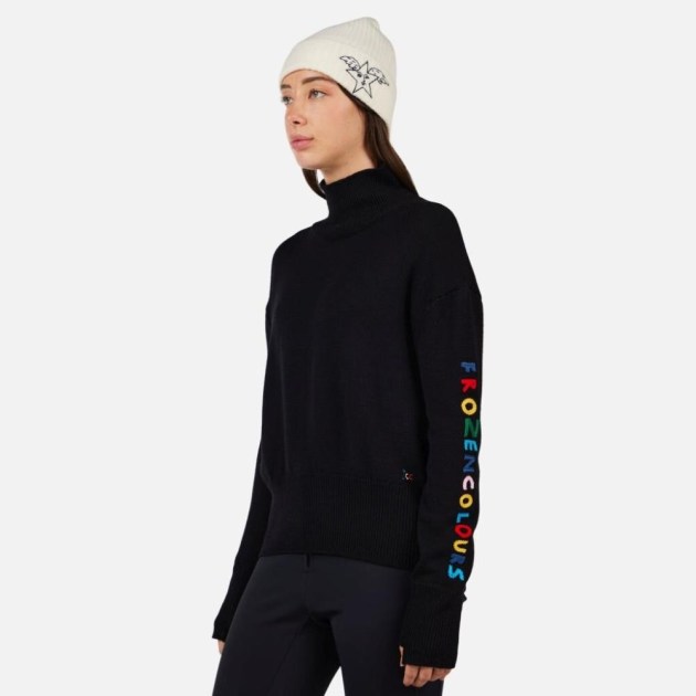 Rossignol W JCC LINA-BLACK-svetr