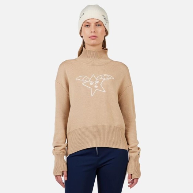 Rossignol W JCC LINA-BEIGE MOUNTAIN-svetr