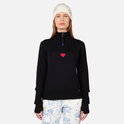 Rossignol W JCC MERIB HZ-BLACK-svetr