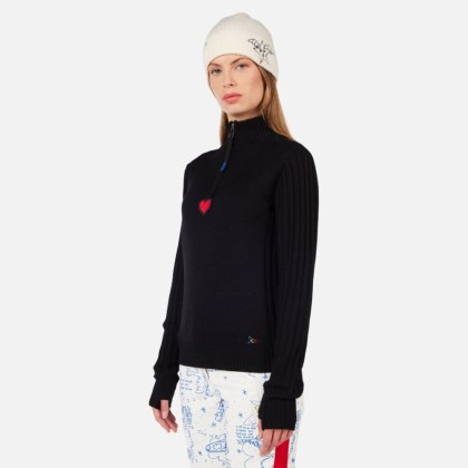 Rossignol W JCC MERIB HZ-BLACK-svetr