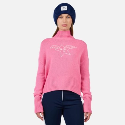 Rossignol W JCC SNOW ANGELS PULL-NEW PINK-svetr