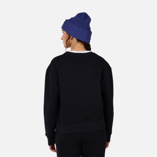 Rossignol W PRESSET CN RELAX SWEATSHIRT-BLACK-mikina