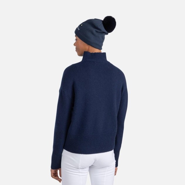 Rossignol W JCC LOUNGE PULL-COSMIC BLUE-svetr