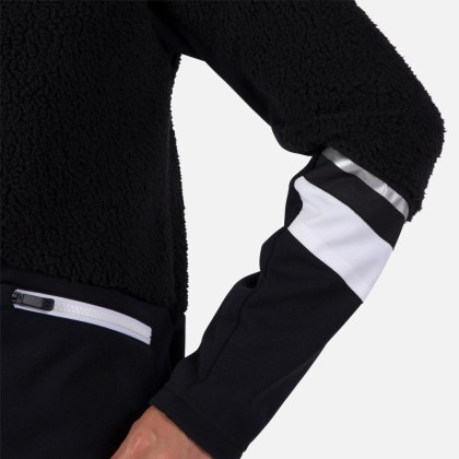 Rossignol W WISPILE FLEECE FZH-BLACK-mikina
