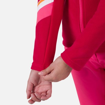 Rossignol STRAWPILE FLEECE dámská lyžařská mikina se zipem