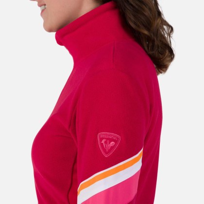 Rossignol STRAWPILE FLEECE dámská lyžařská mikina se zipem