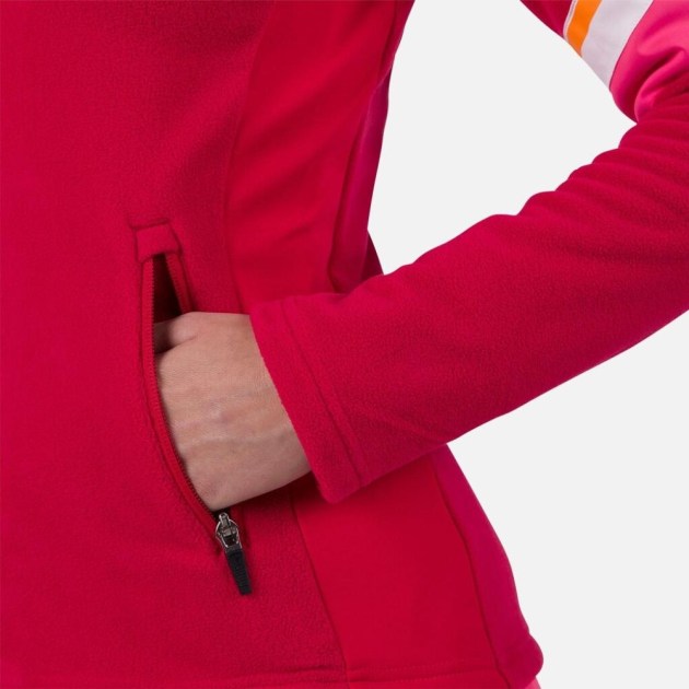 Rossignol STRAWPILE FLEECE dámská lyžařská mikina se zipem