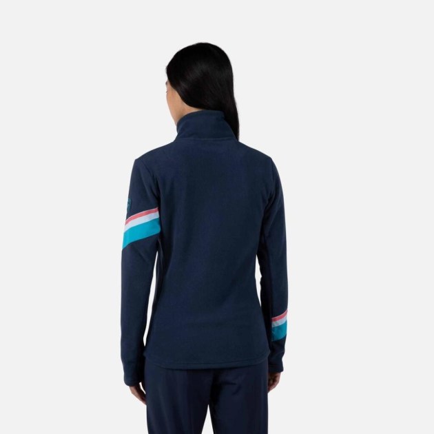 Rossignol STRAWPILE FLEECE dámská lyžařská mikina se zipem